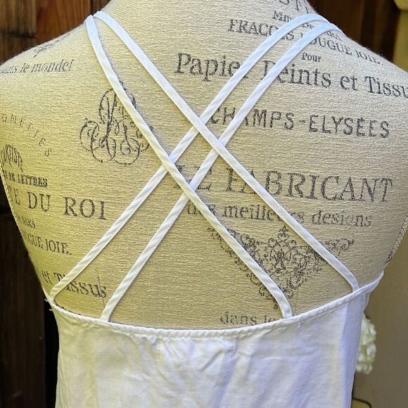 CLOTH AND STONE CROSSOVER STRAP BACK SHIRT. Size S - Picture 4 of 5